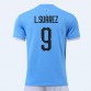 Uruguay Luis Suarez 9 VM 2022 Hjemmebanetrøje